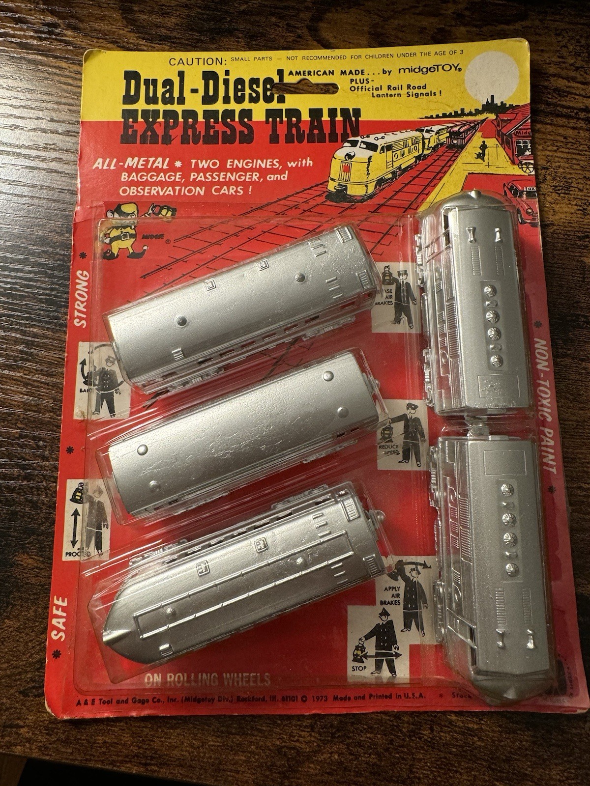 Vintage Midgetoy Dual-Diesel Express Train Set