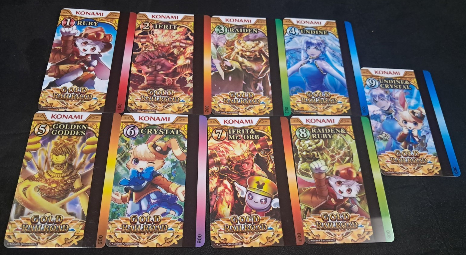 Round 1 Arcade Cards Gold Railroad Lot Individuals - Pick Your Cards