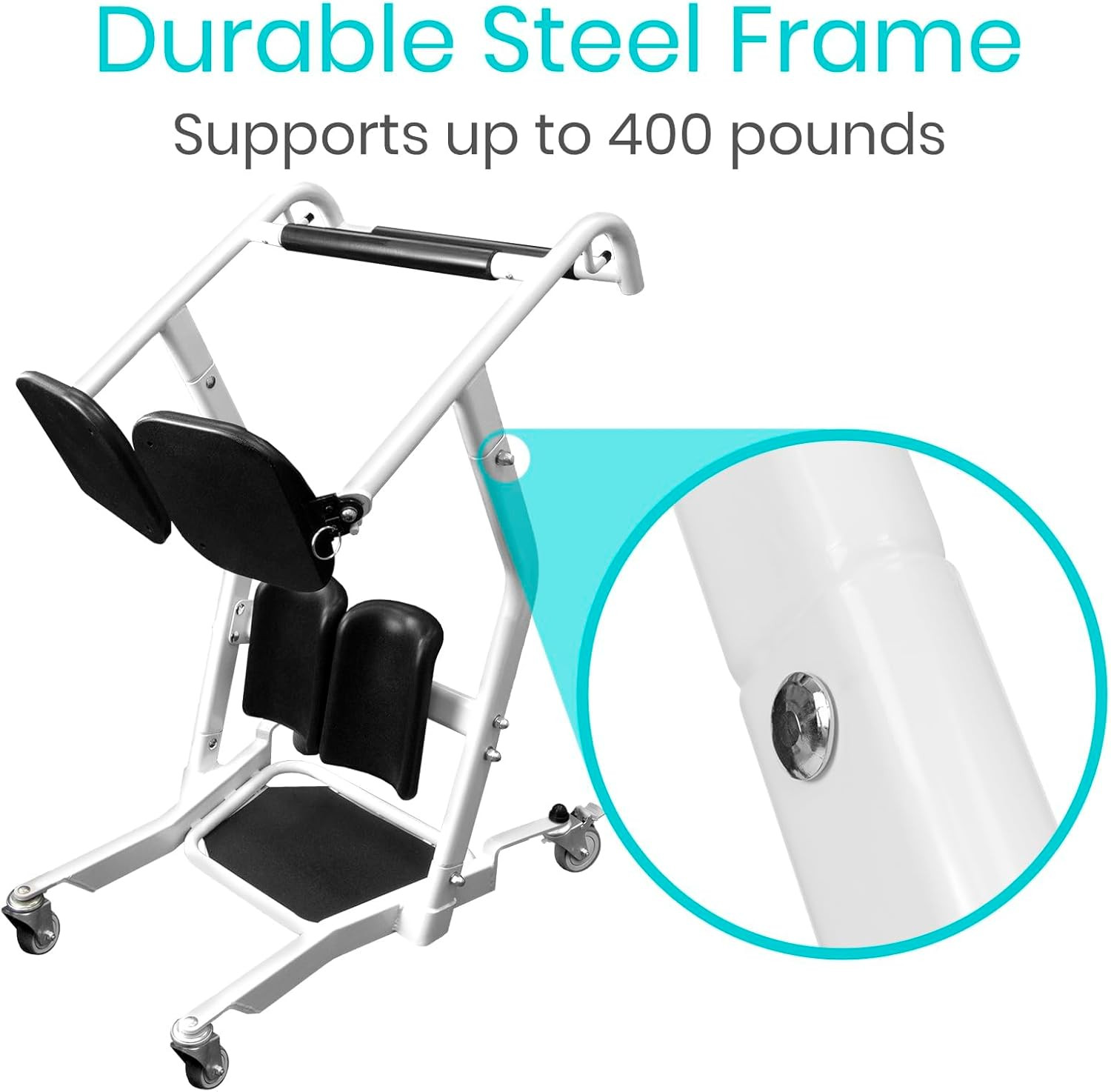 Vive Mobility Sit to Stand Lift Patient Transport Unit for Elderly Transfer Aid