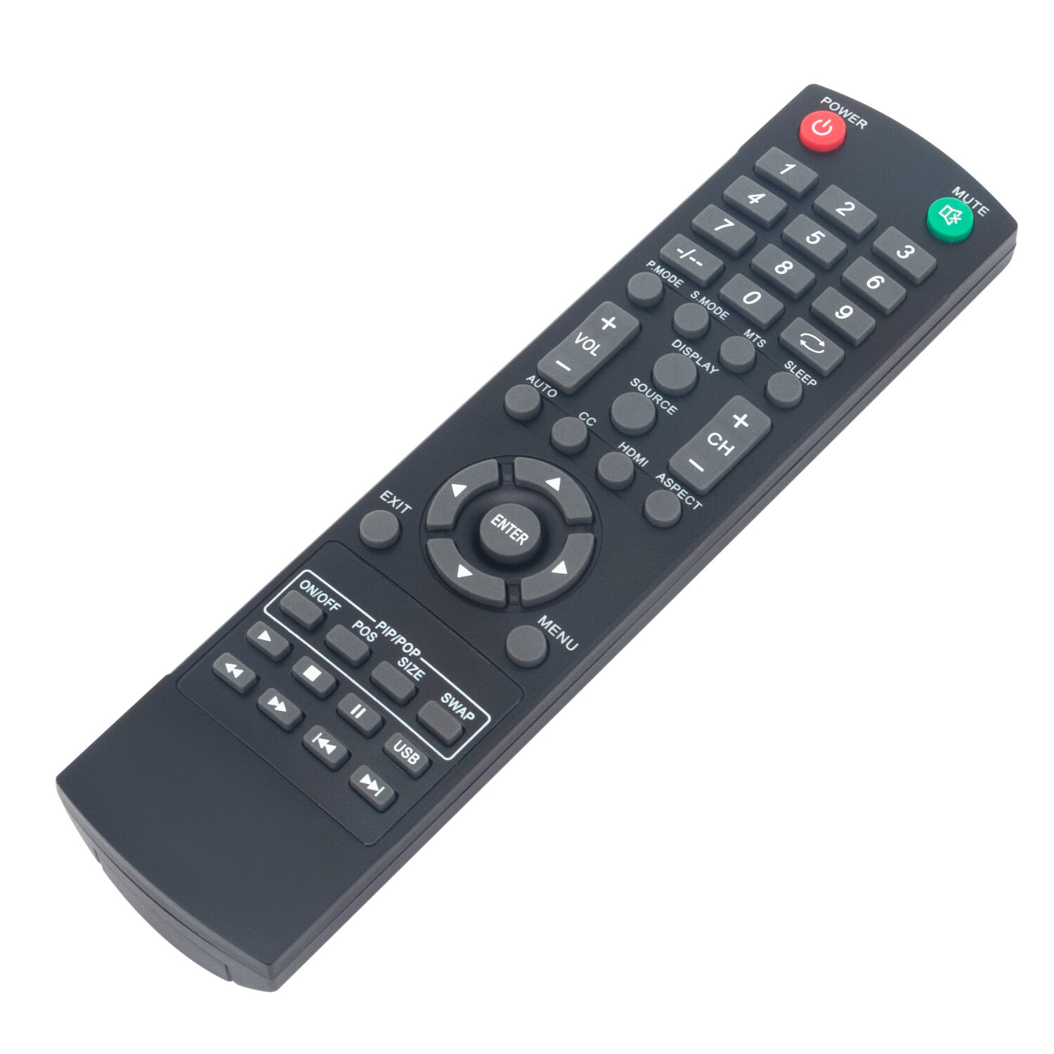 New Replace Remote Control fit for POLAROID DVD TV Combo TV