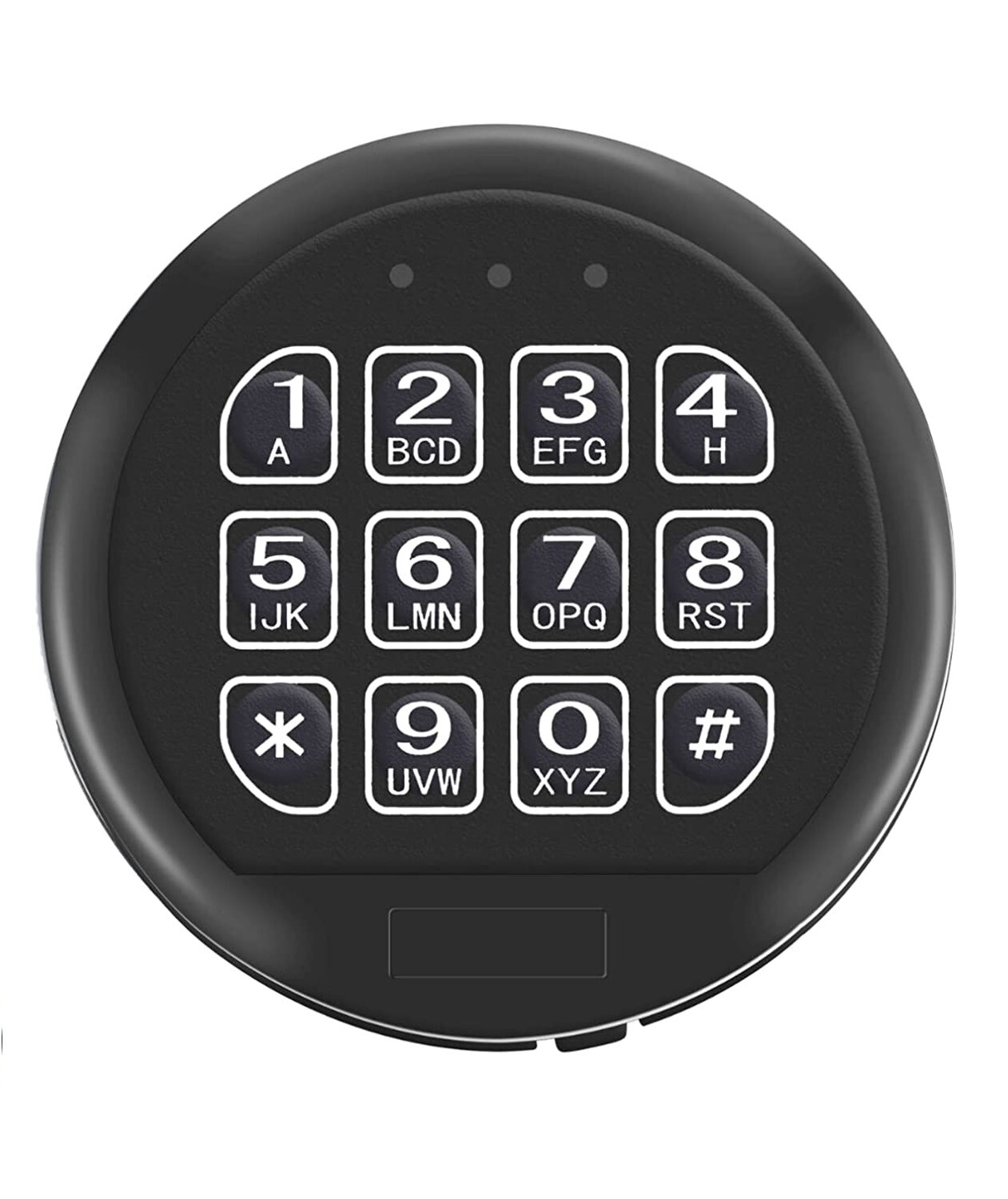 Electronic Gun Safe Lock Replacement with Swing Bolt Lock Black Keypad Safe