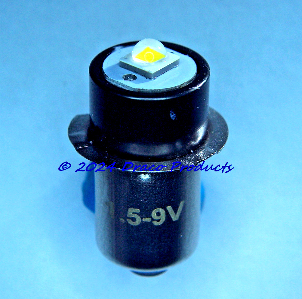 5W - Cree LED Upgrade Bulb boost dc/dc for MAGLITE® 2-Cell Maglight, 1.5-9V