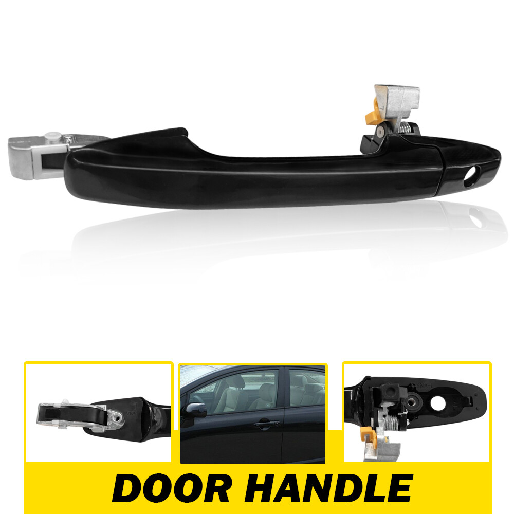 Outside Exterior Door Handle Black Front Driver Side For 2006-2011 Honda Civic