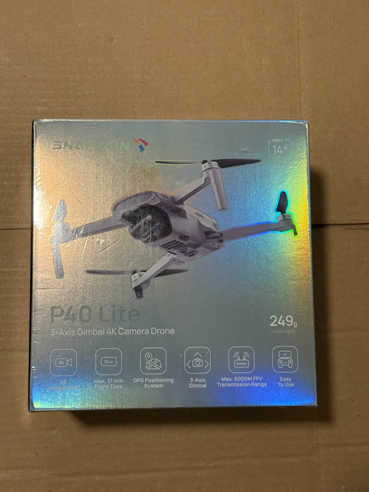 Snaptain P40 Lite e-Axis Gimbal 4K Camera Drone ( Brand New Factory Sealed )