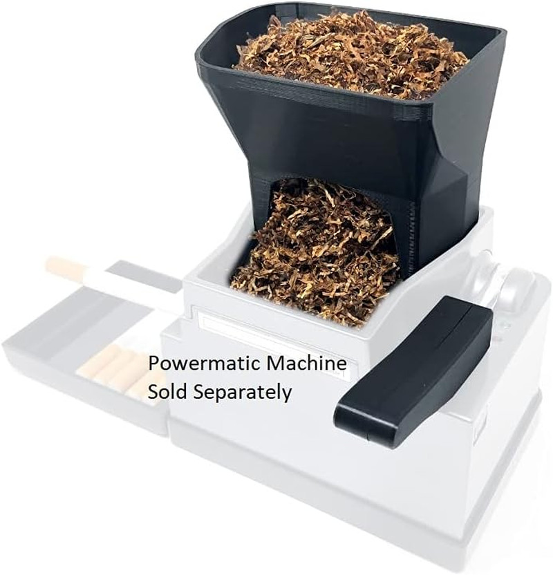Ergo 3D Tobacco Hopper and EZ Handle Accessory for Powermatic 2 and 2+ Electric