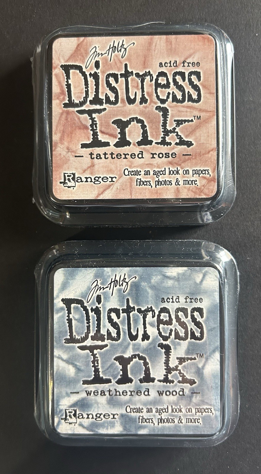 2 NEW Tim Holtz Distress Ink pads (293)
