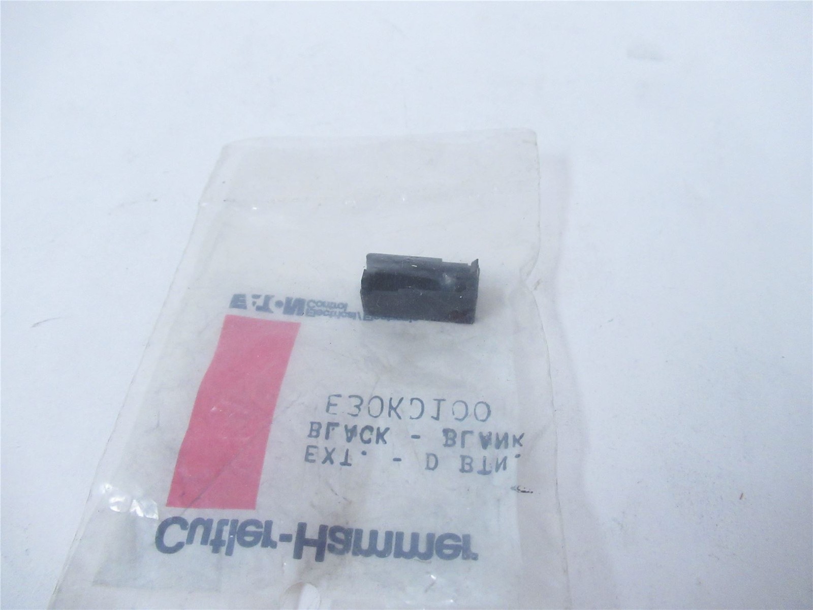 240457 New In Box; Eaton E30KD100 Cover - Blank Cap; Type D