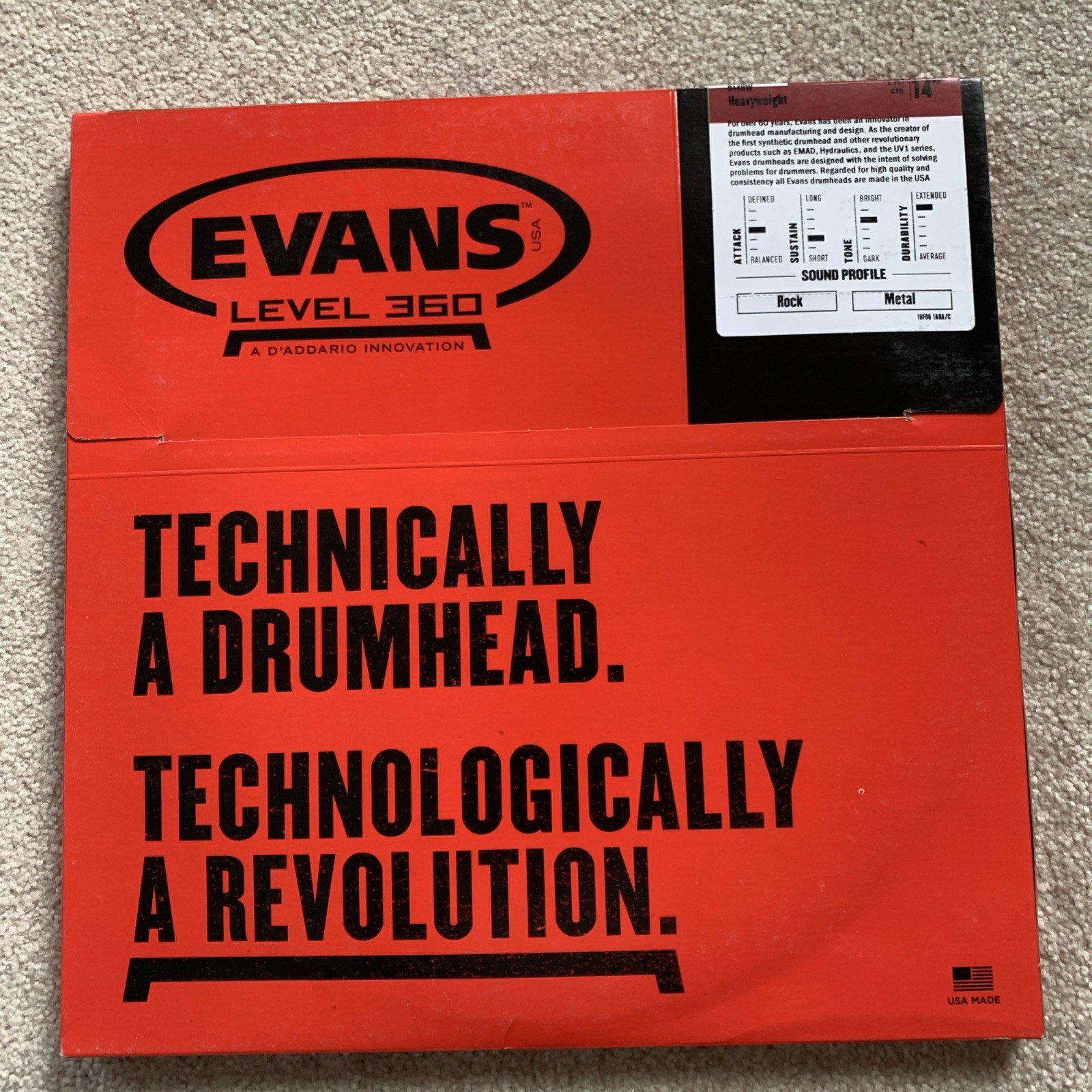 Evans 14 inch Heavyweight Snare Drum Head  B14HW