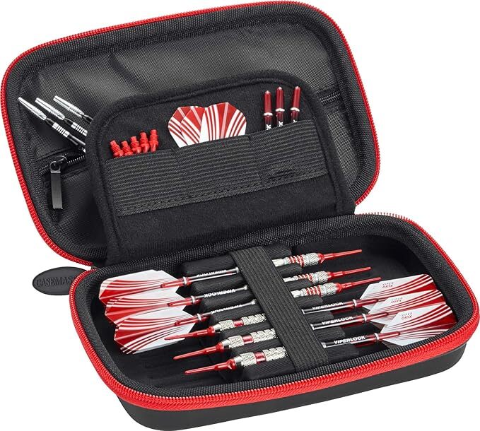 Sentinel EVA Foam Shell Dart Case, Holds 6 Darts and Extra Accessories