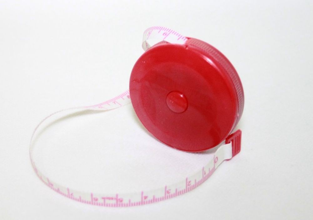 1 Tailor's Tape Measure Measuring 150 CM 60 inch Quality Fibreglass Round Red