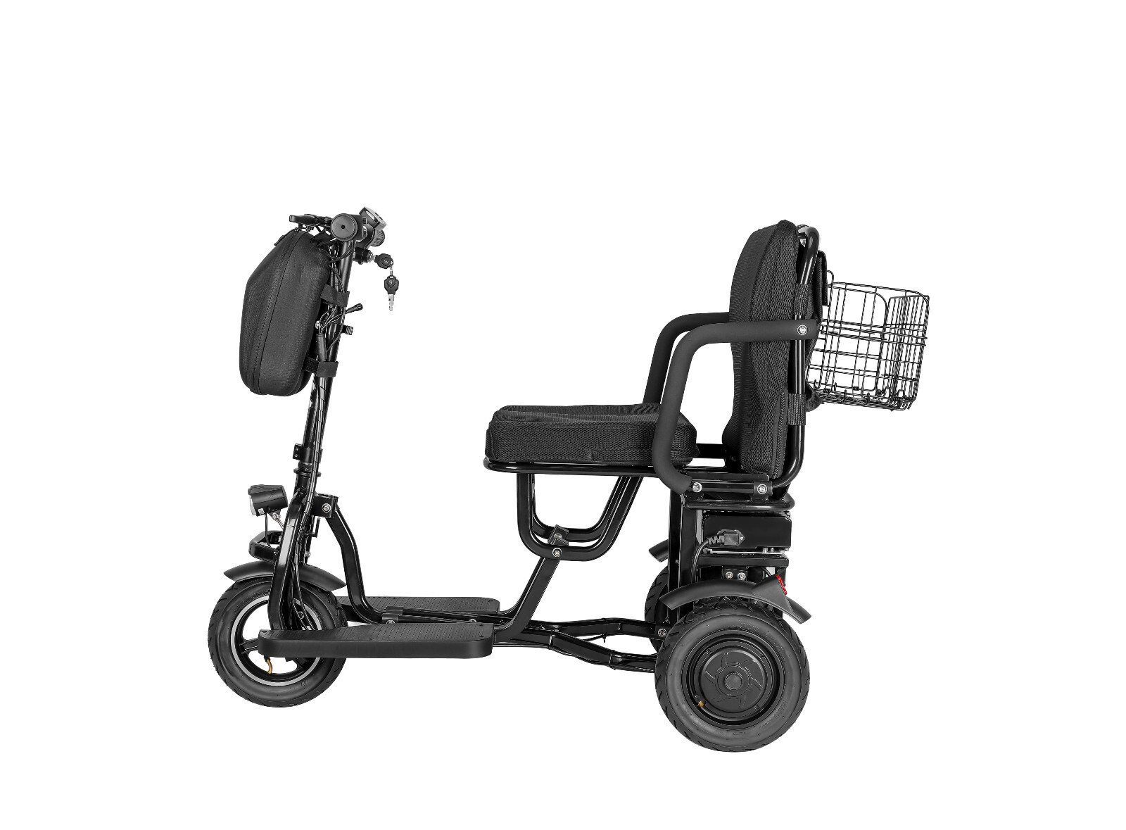 3 Wheel Folding Mobility Scooter Power Wheel Chairs Electric Long Range Portable