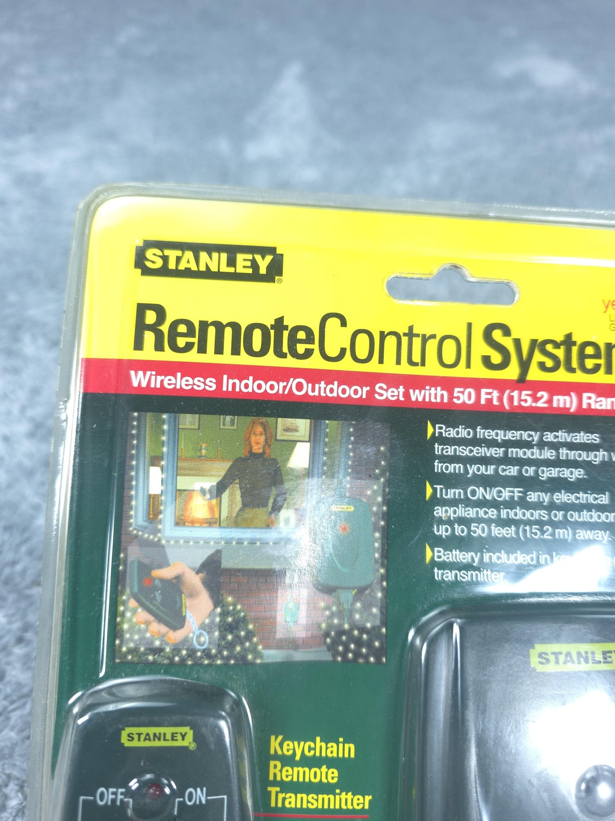Stanley Remote Control System Wireless Indoor Outdoor Keychain Transmitter UL Li