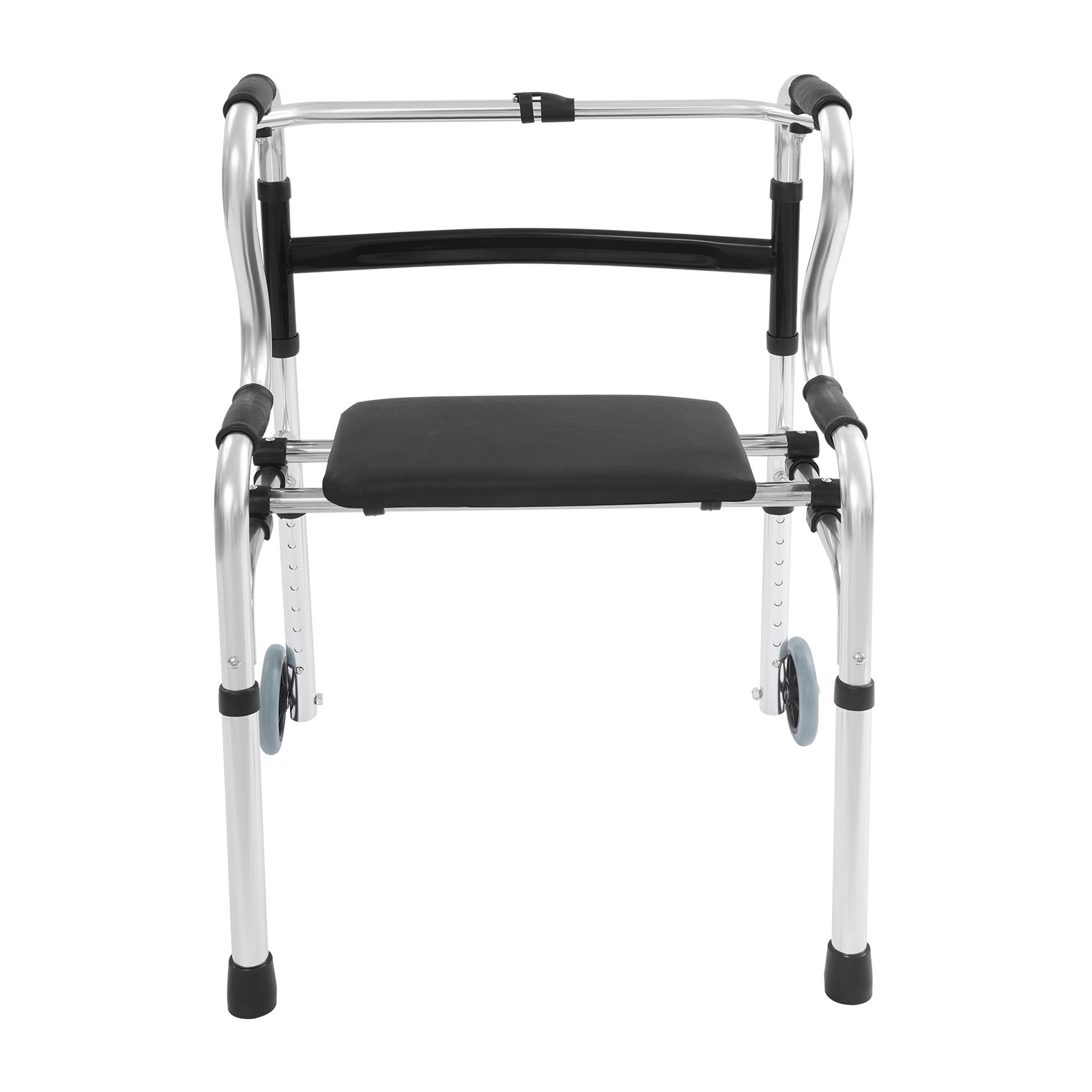 Adjustable Walker With Wheels Foldable Walker For Seniors Stand Up Walker
