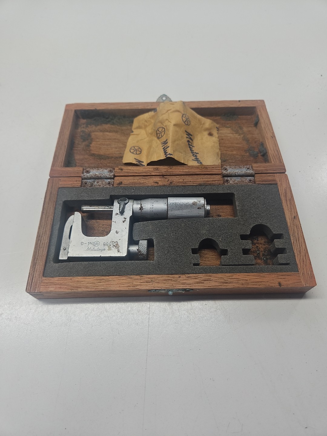 Mitutoyo 117-107 Interchangeable Anvil Micrometer