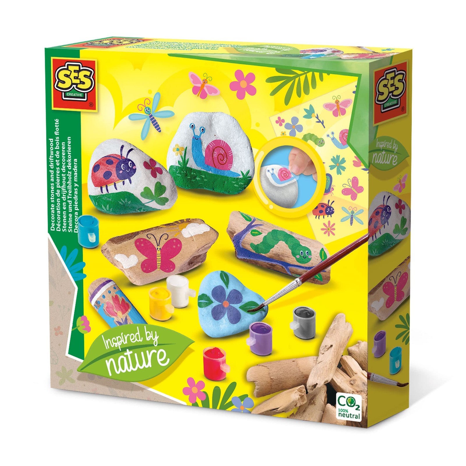 SES Creative Decorate Stones and Driftwood - Inspired by Nature Stones and Drift