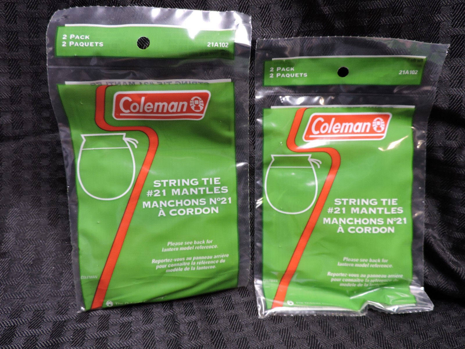 Coleman String Tie #21 Mantles (2) 2 packs - 4 total