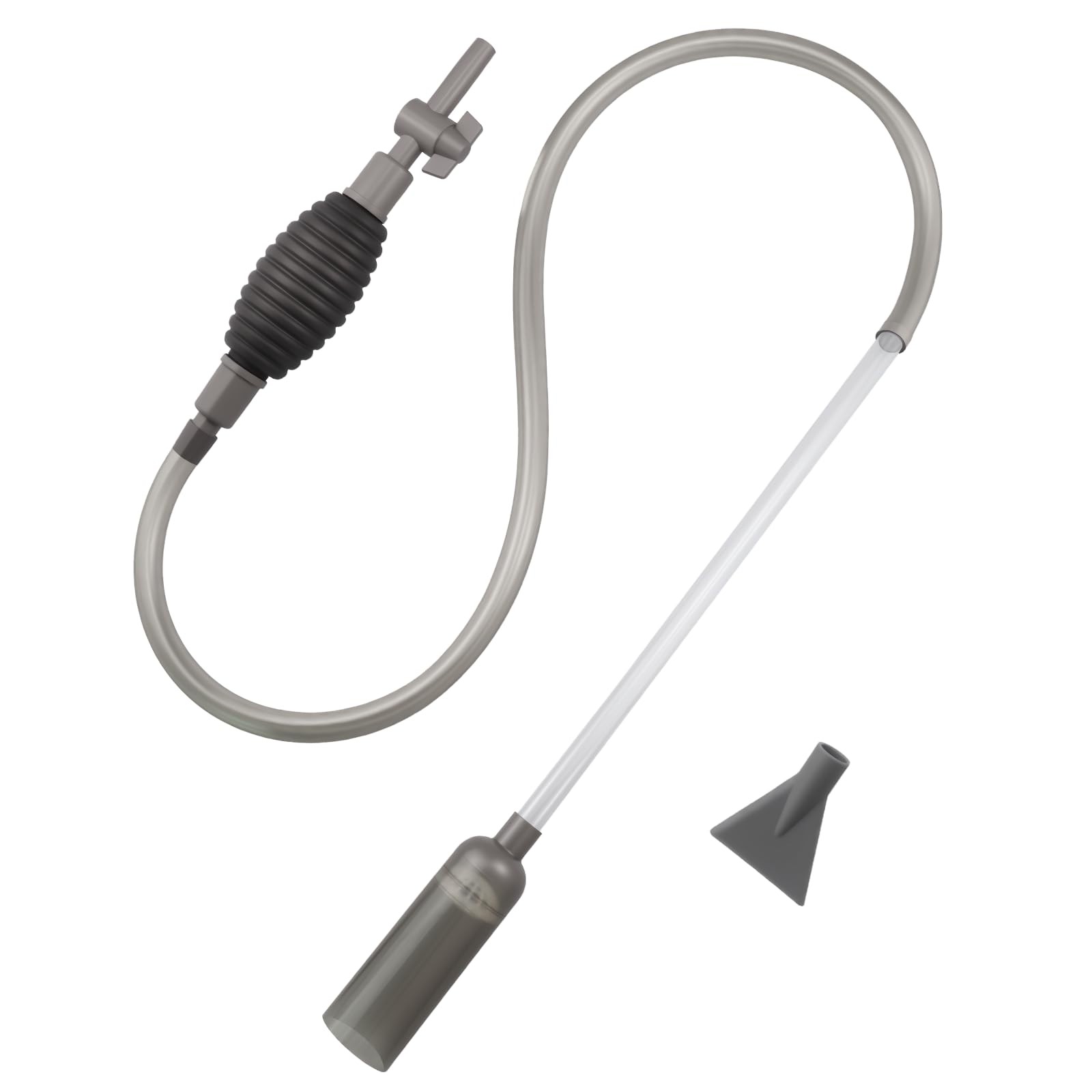 Aquarium Gravel Siphon Vacuum Cleaner for Easy Fish Tank Water Changes