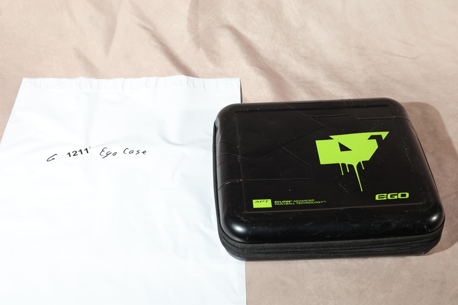 Planet Eclipse Ego Paintball Marker Hard Case Black Green APT Storage Box