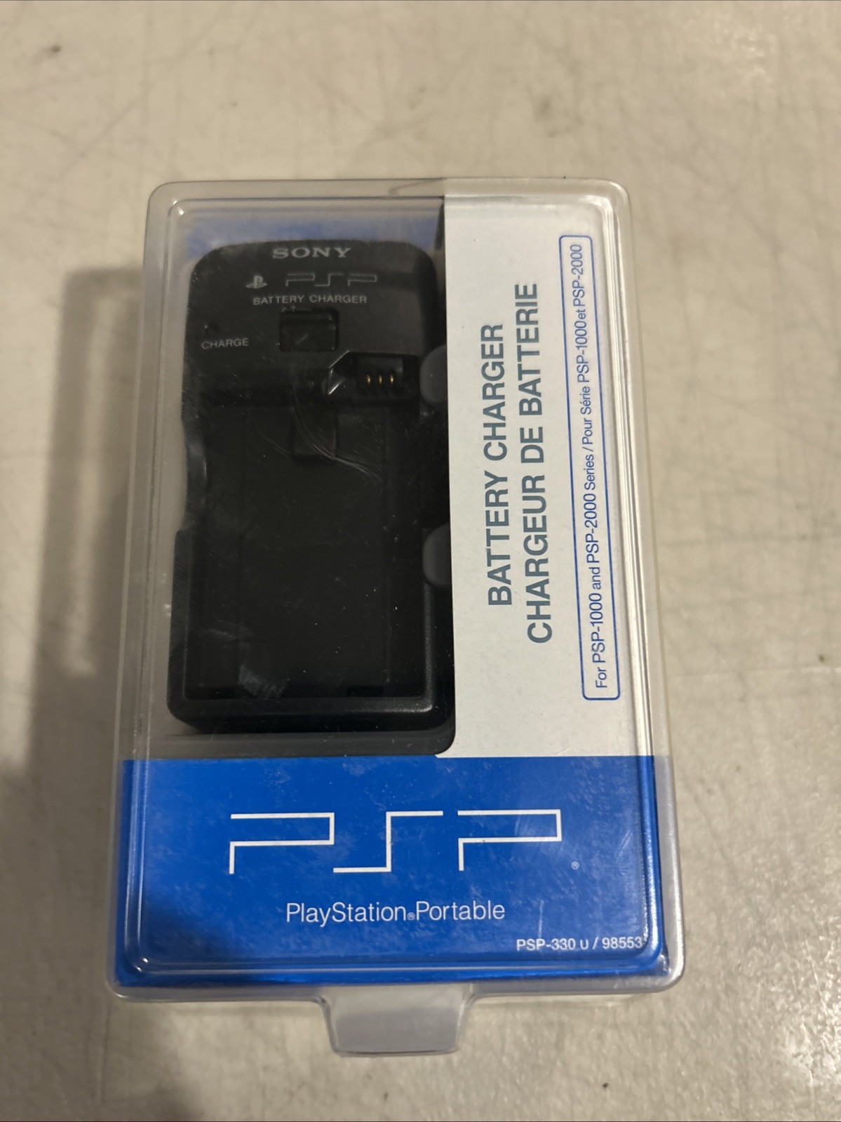 Genuine Official Sony PSP Battery Charger for 1001 and 2001 Models Brand New