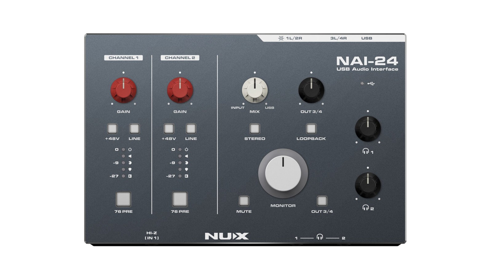 NUX NAI-24 USB Audio Interface