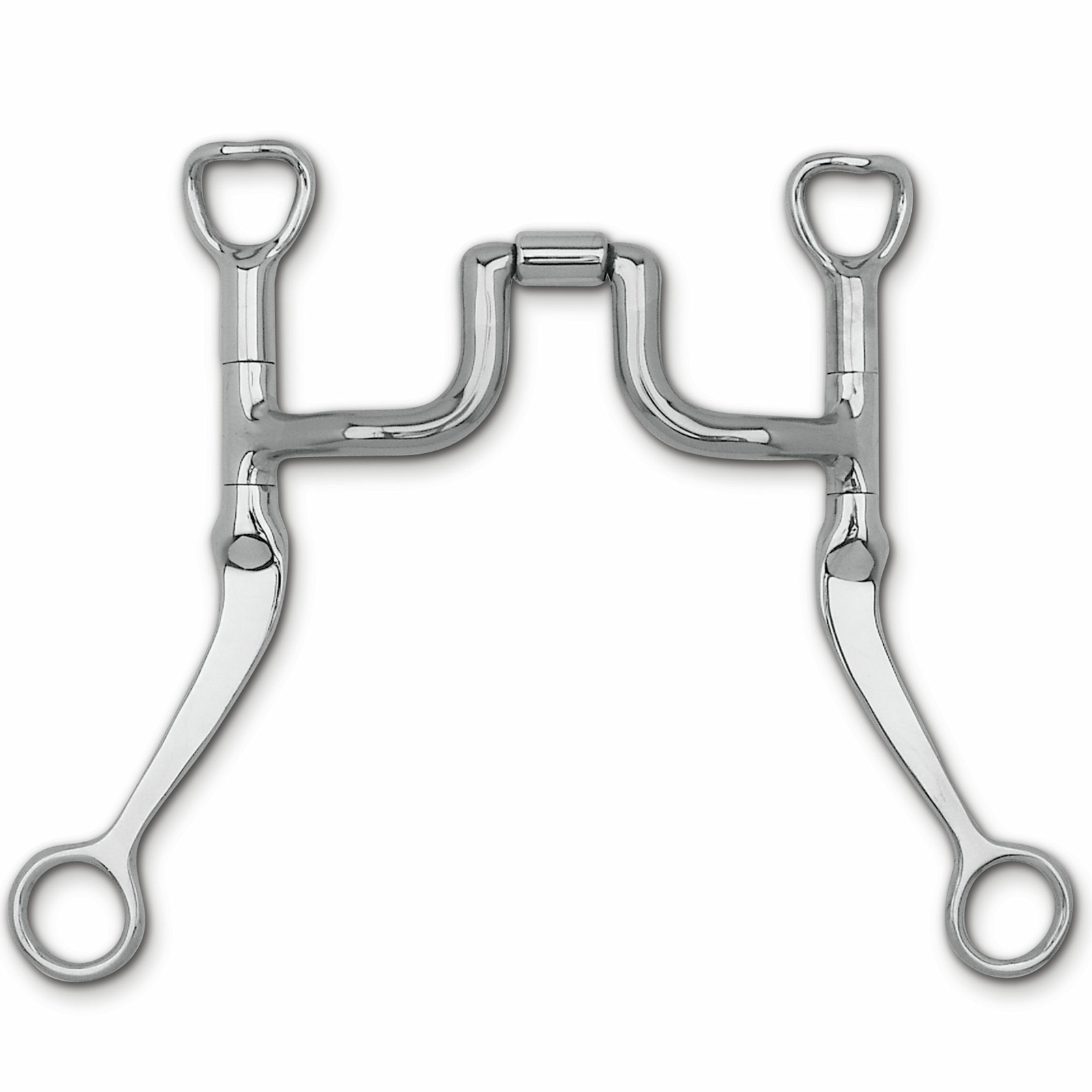 Myler Flat Shank with Sweet Iron Ported Barrel Narrow MB 43HP (5")