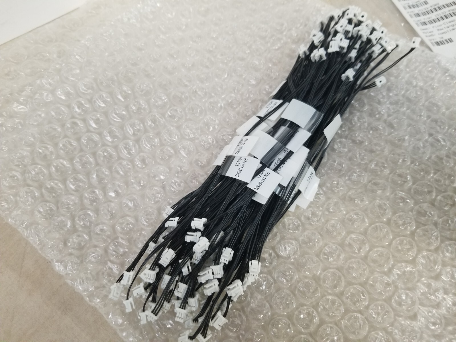 Rectangular Cable Assemblies Pico-Clasp 3CKT CBL ASSY SR 150MM WHITE 70/QTY