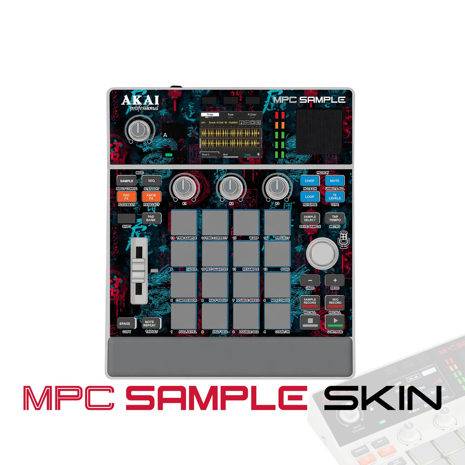 Akai MPC Sample Skin / Cyber Dragon Shadow