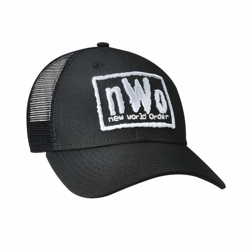 nWo World Order New Trucker Hat Black One Size