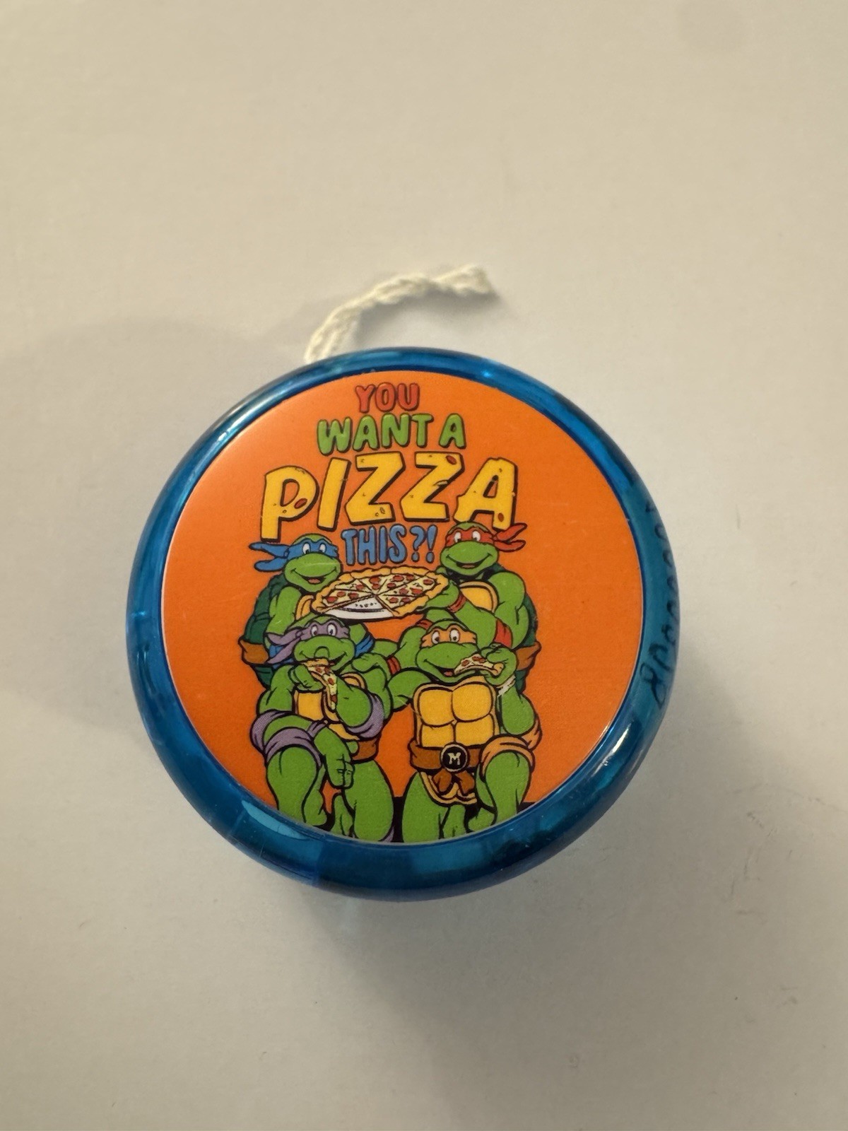 Teenage Mutant Ninja Turtles Light Up Yo Yo Blue "You Want A Pizza" BB24