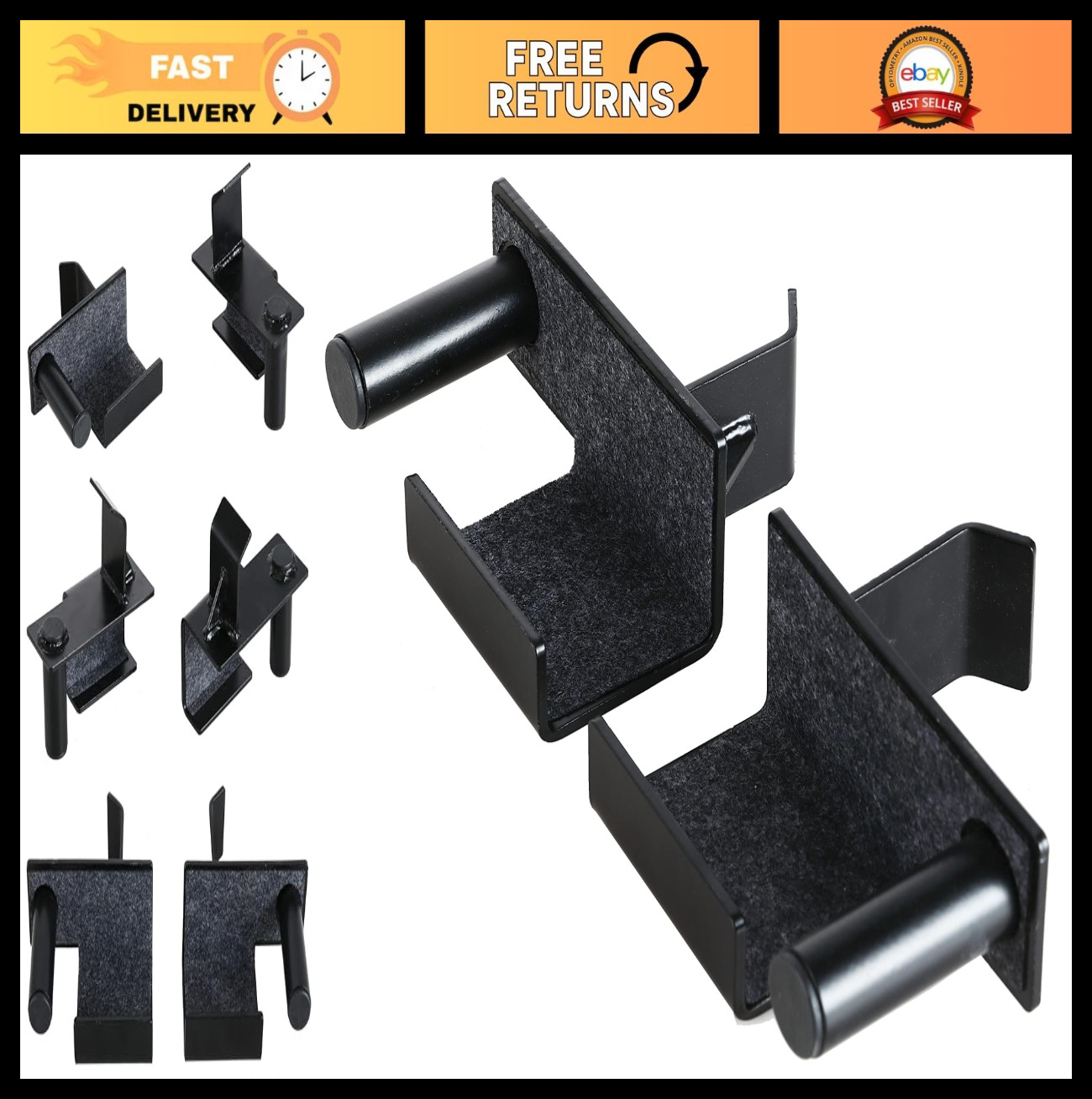 Multi-Function Power Cage with J-Hooks, Safety Straps, LAT Pulldown & Cable Cros