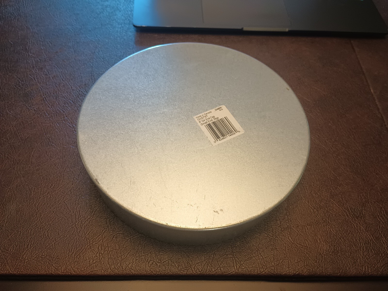 Imperial 8" 30Ga Galv Tee Cap