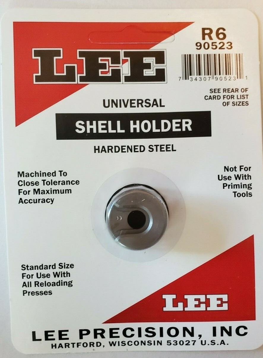 Lee 90523 Universal Shellholder R6 (218 Bee, 25/20, 32/20)