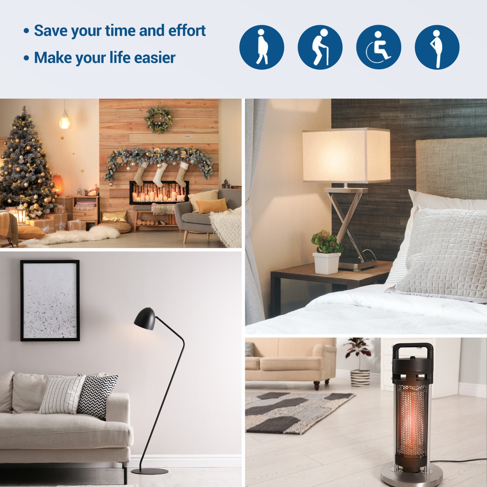 DEWENWILS Remote Control Light Switch Wireless Remote Power Wall Switch Outlet