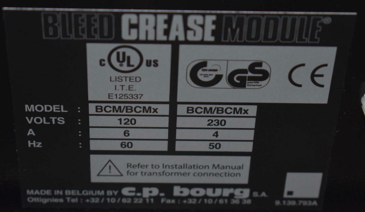 Bourg BCMx Bleeder Creaser Module ++