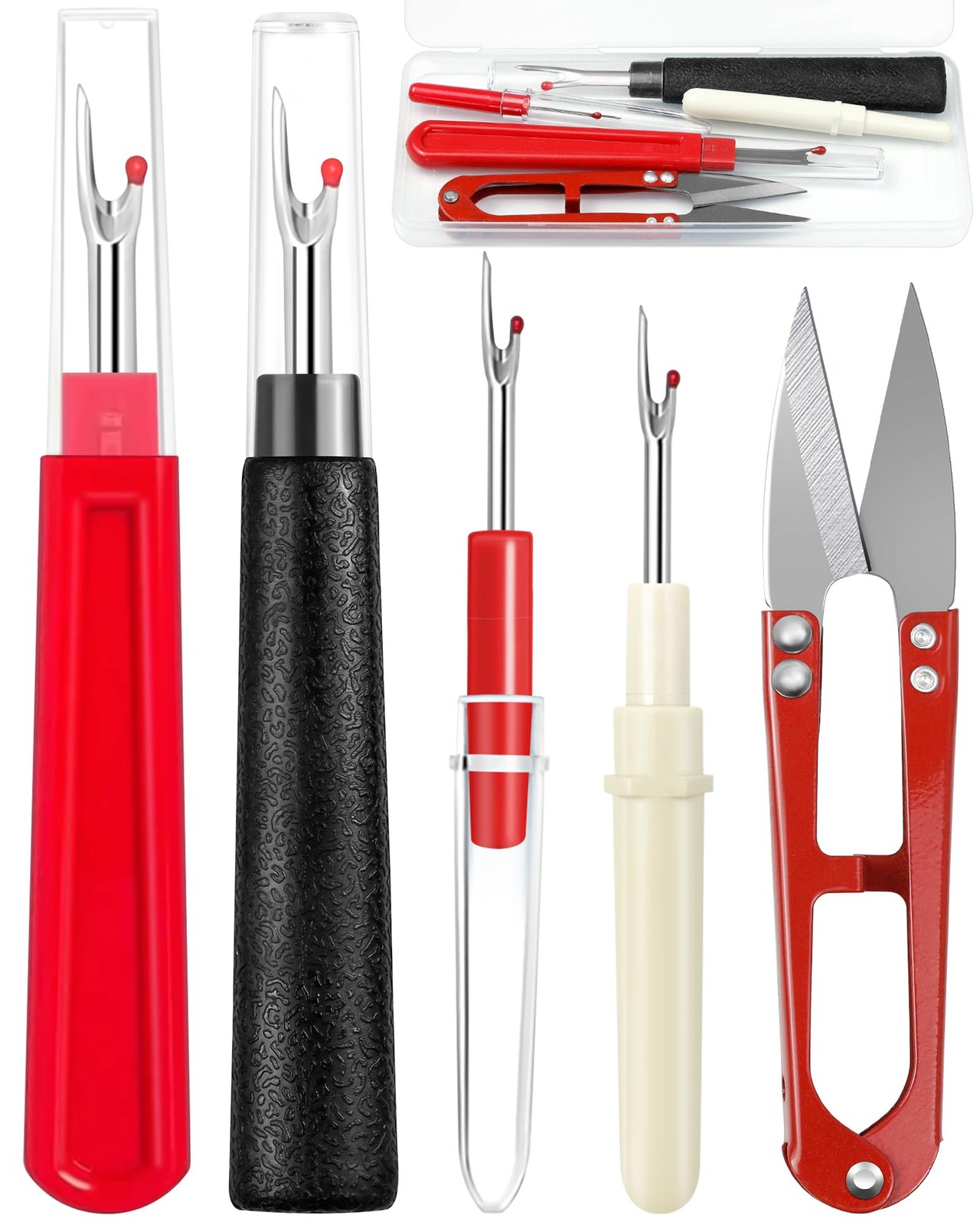 Seam Ripper Thread Remover Sewing Stitch Unpicker Embroidery Tool Set 5PCS