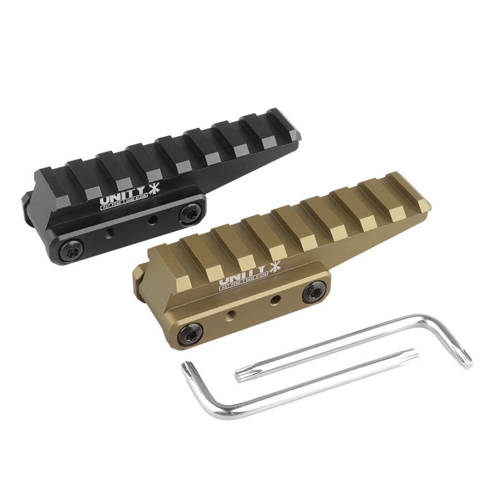 21mm Tactical Riser Mount FAST FTC Style for 551 552 553 558 LCO Optics Rail