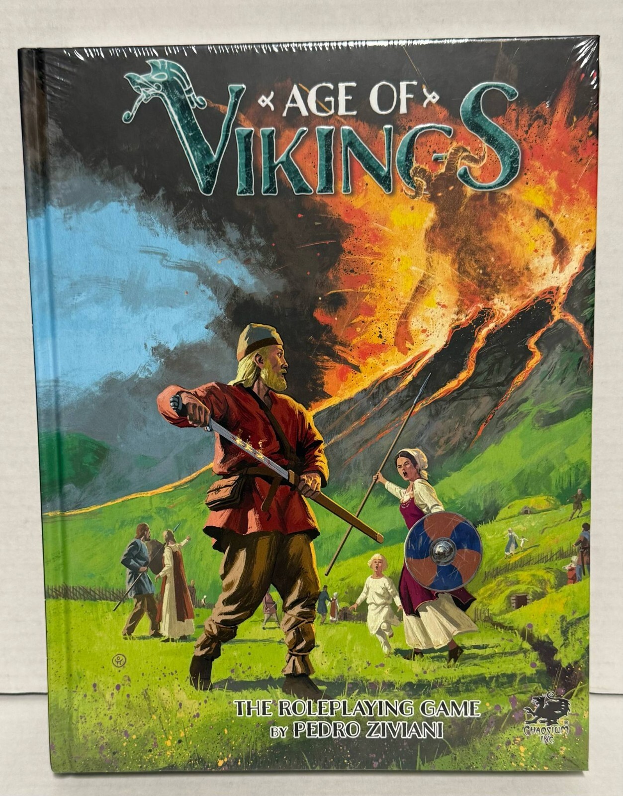Age of Vikings Roleplaying Game by Pedro Ziviani - SEALED - (2024 Chaosium Inc)