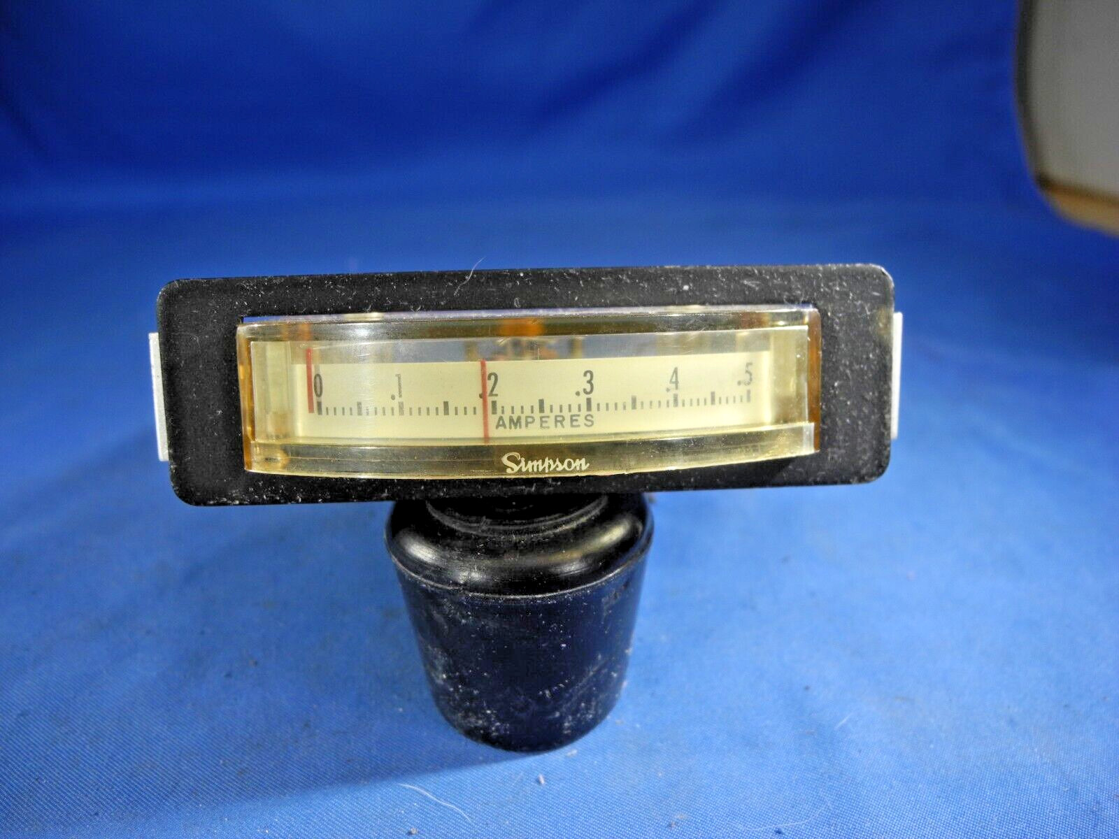 SIMPSON 0-.5 Amperes Edgewise  PANEL METER (Free Ship!)