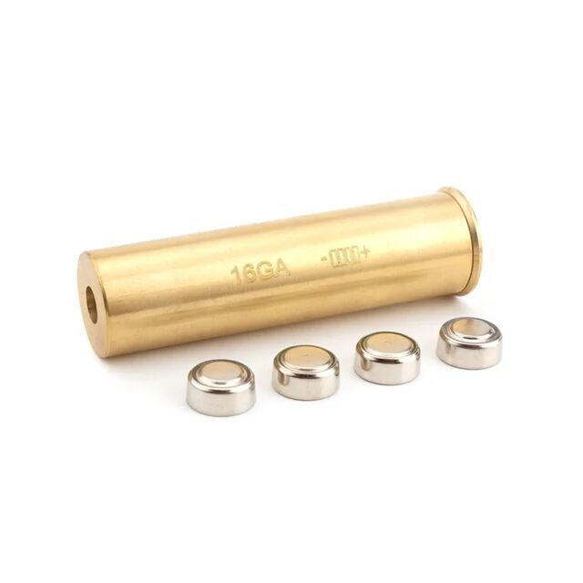 New 16GA Boresighter Shotgun Red Laser Collimator Bore Sight 16 Gauge