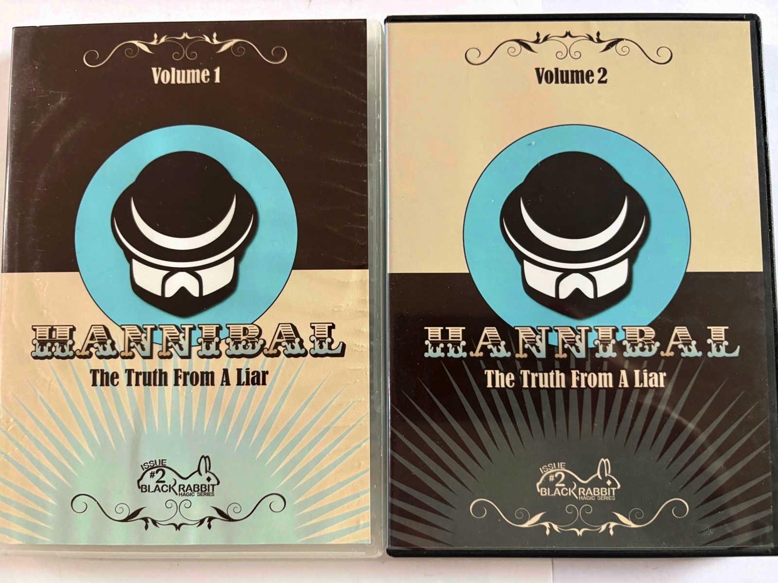 Set Of 2 x HANNIBAL - The Truth From A Liar - Magic DVDs As Pictured S54