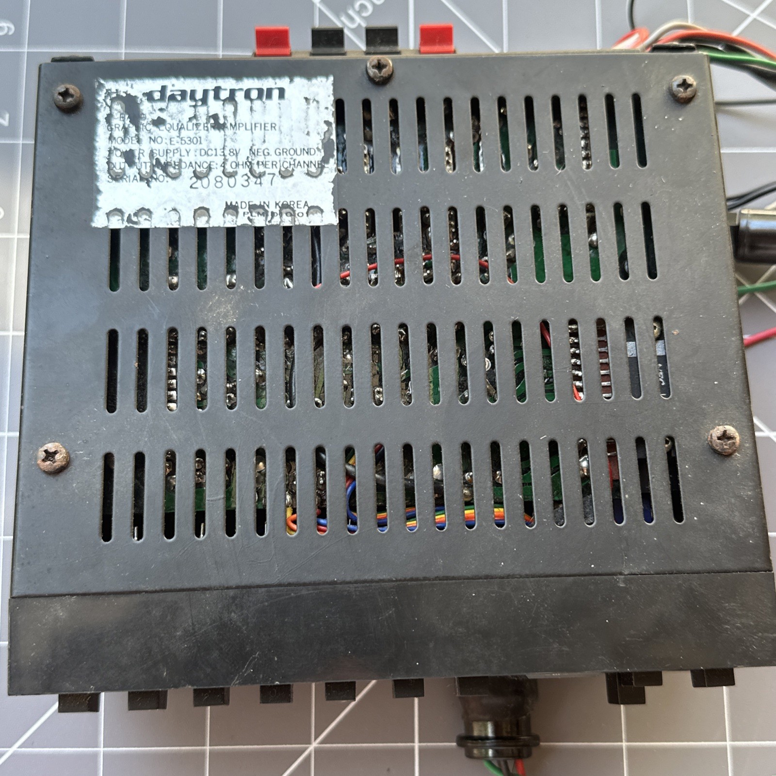 Daytron E-5301 Graphic Equalizer Amplifier Booster - Vintage UNTESTED