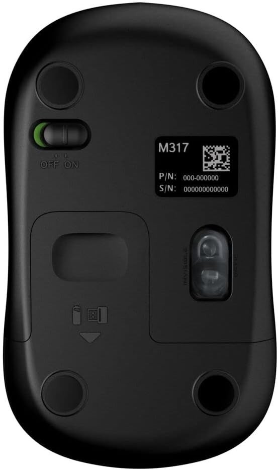 Logitech M317 Wireless Mouse Black