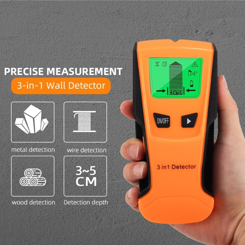 Three-in-one Wall Detector Wall Metal Detector Current Cable, Etc.