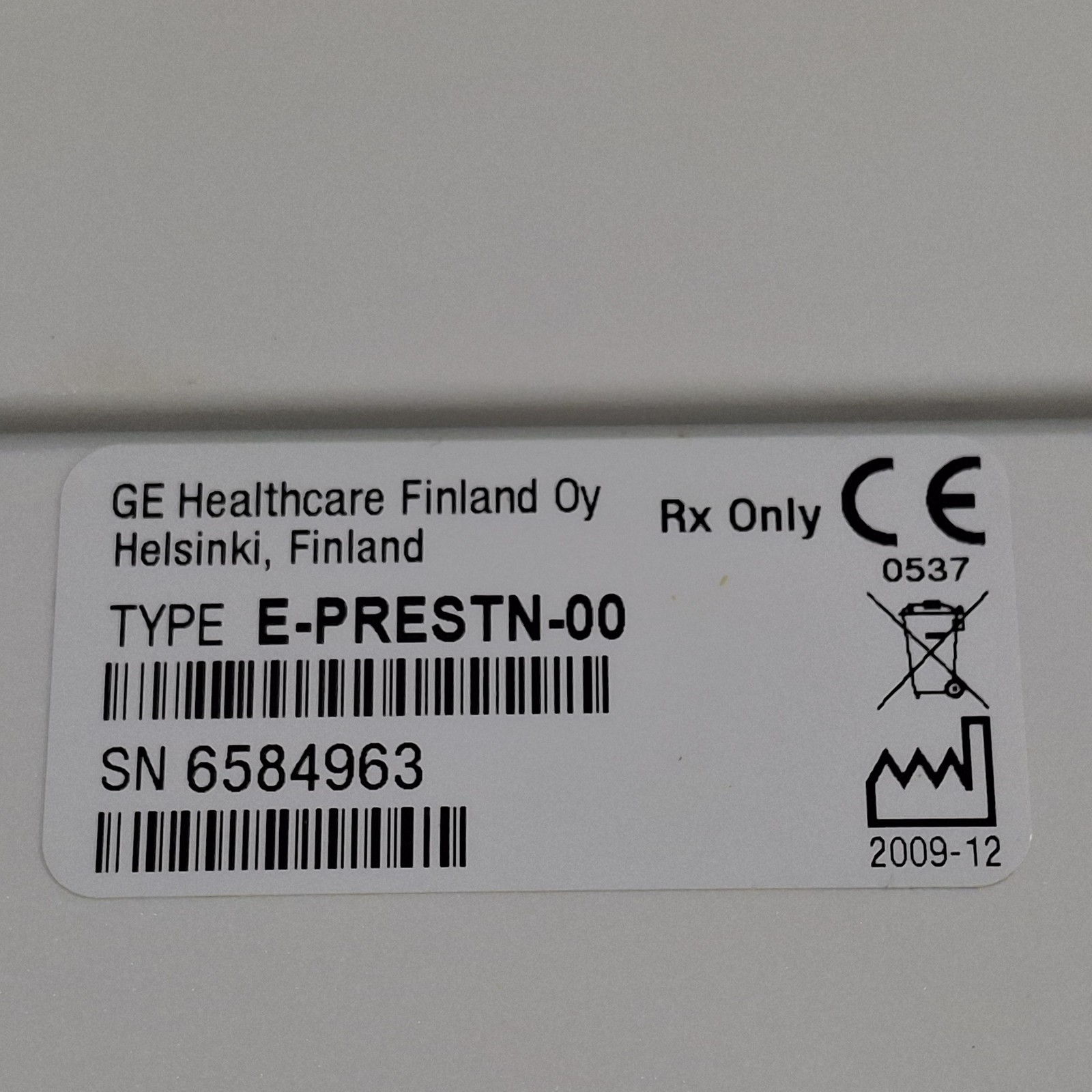 GE Healthcare E-PRESTN-00 Module