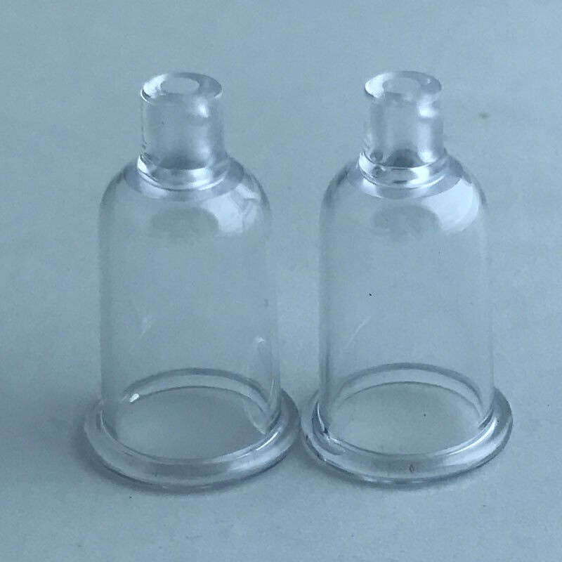 1Pair 4.5 cm Vacuum Cupping Cups Replacement With Pipe For Vacuum Spray Machine