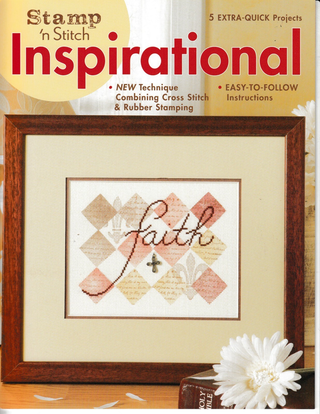 Stamp 'n Stitch Inspirational Cross Stitch Technique | Leisure Arts 4115 NEW!