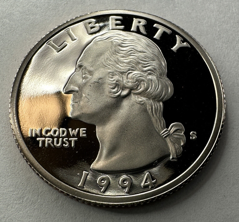 1994-S Washington Quarter PROOF 25cent Coin from US Mint Proof Set