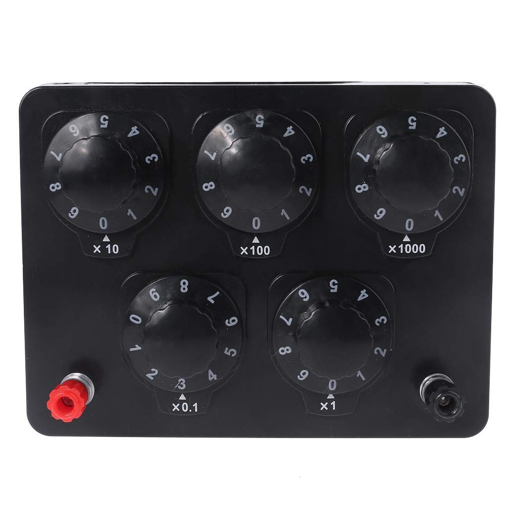 Variable Resistance Box 0-9999.9 Ohm Decade Resistor for Physics Lab Teaching