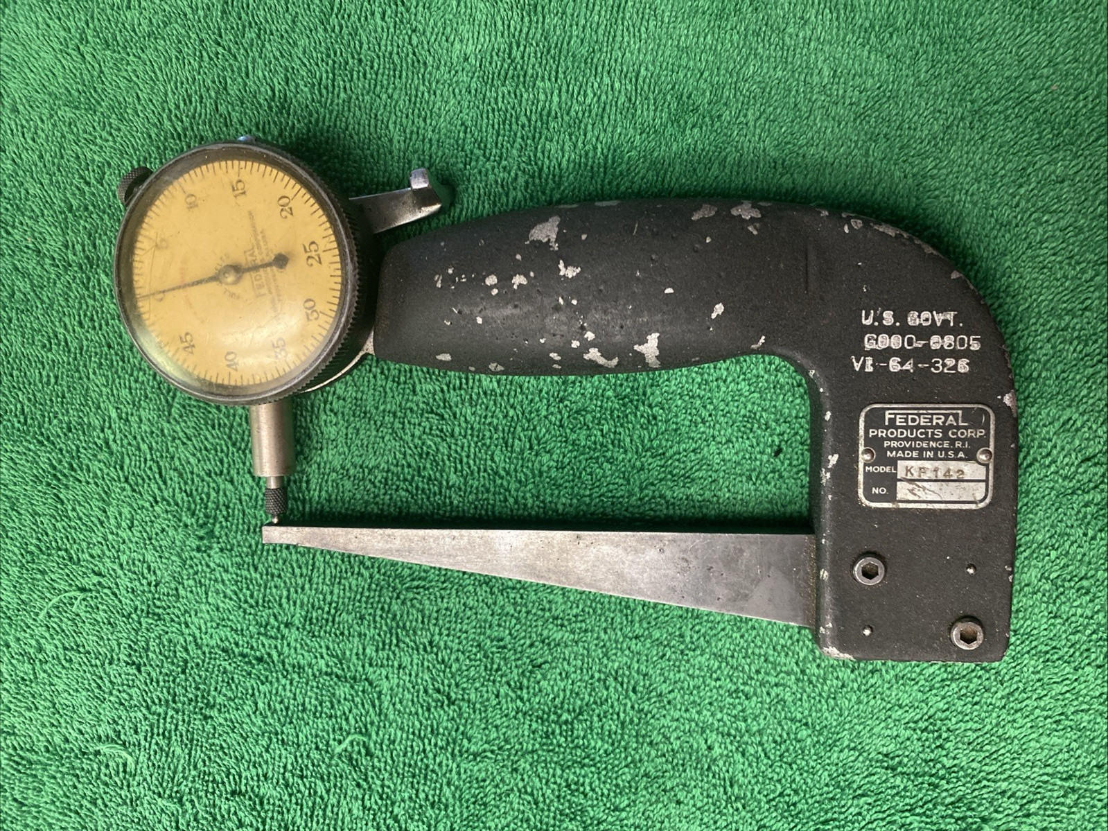Federal Product Dial Indicator thickness Gauge KP142, Made in USA