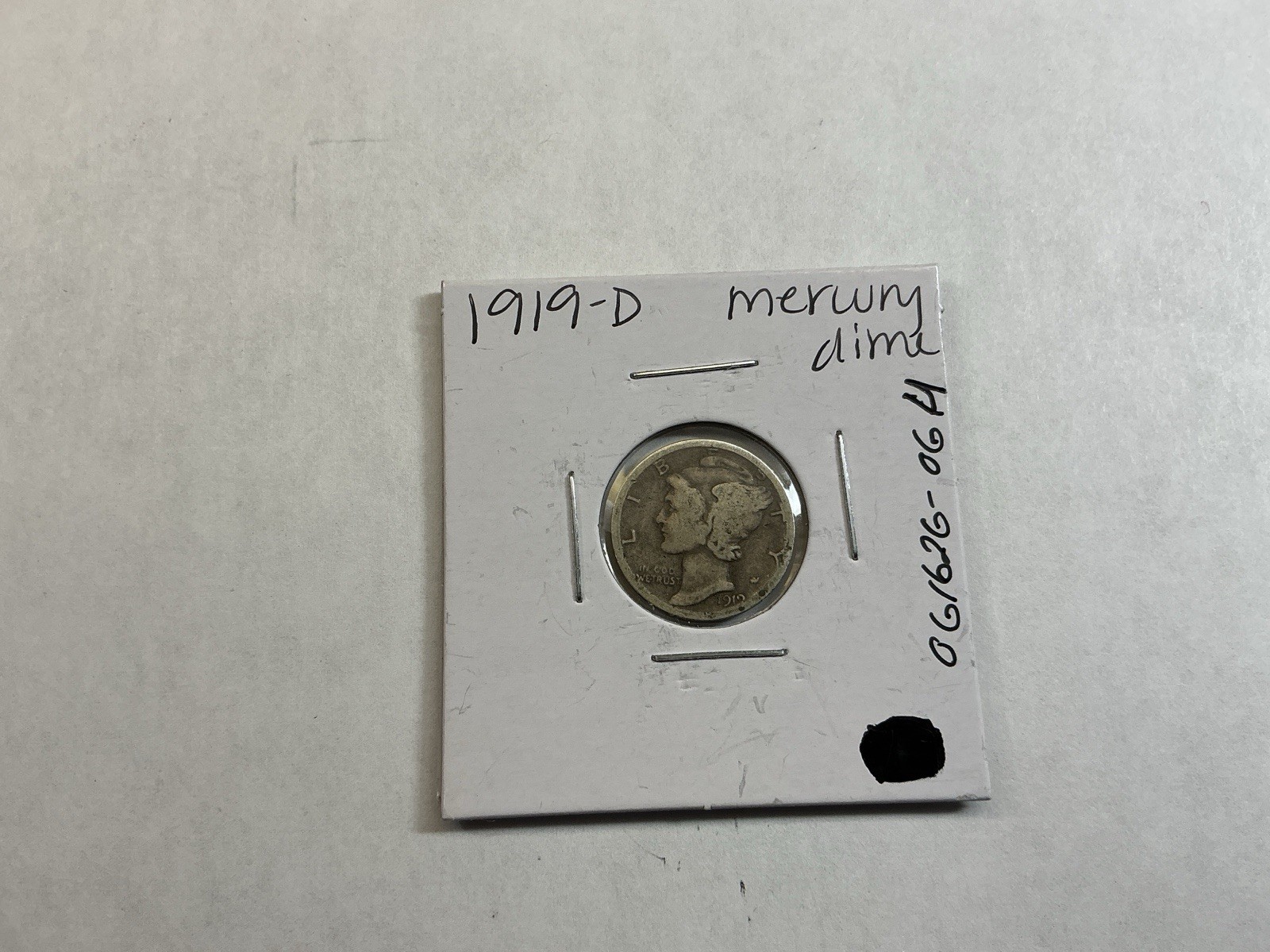 1919 D Mercury Silver Dime from Denver Mint 061626 06u